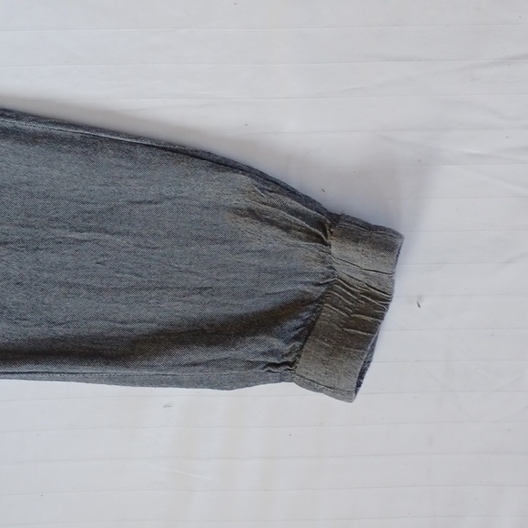 Talula Chalet Gray "Los Felizas" Lightweight Twill Jogger Pant- Sz. Sm - Picture 7 of 10
